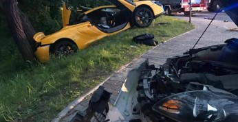 McLaren 650S rozbity w Krapkowicach
