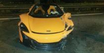 McLaren 650S - wypadek