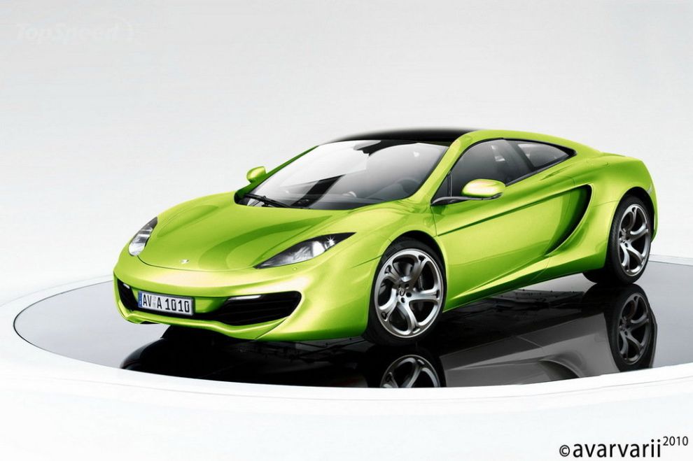 Nowy McLaren MP4-12C 2+2 - wizualizacja