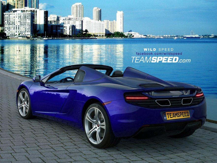 McLaren MP4-12C Spider - wizualizacja