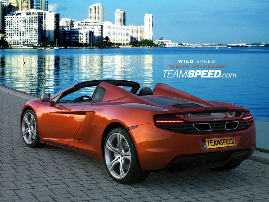 McLaren MP4-12C Spider - wizualizacja