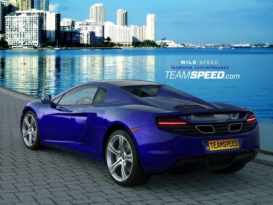 McLaren MP4-12C Spider - wizualizacja