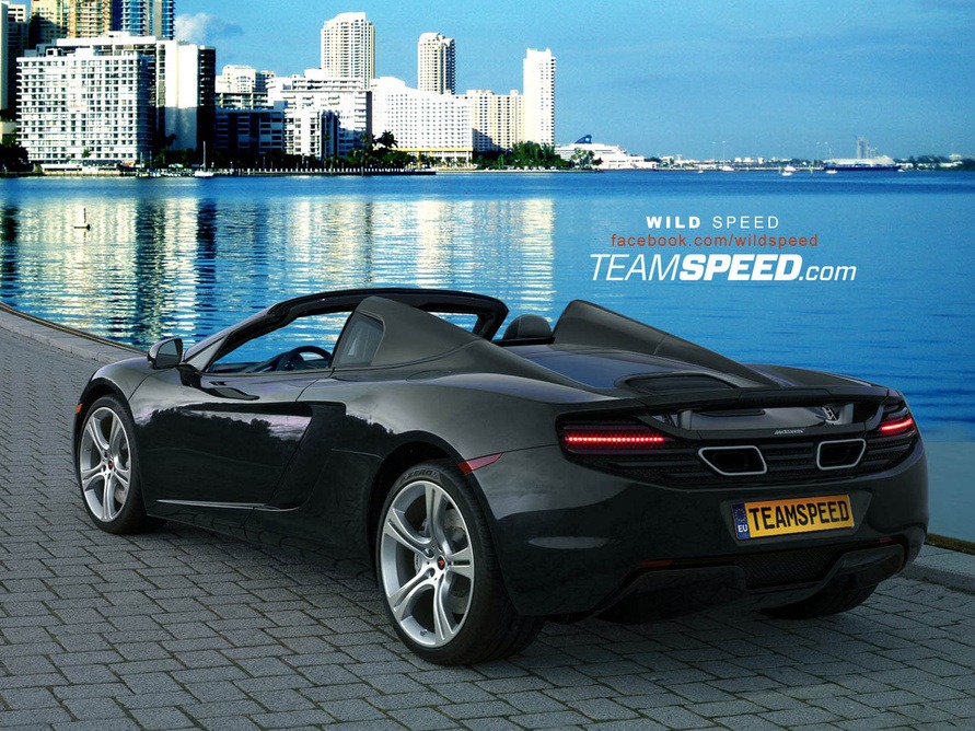 McLaren MP4-12C Spider - wizualizacja