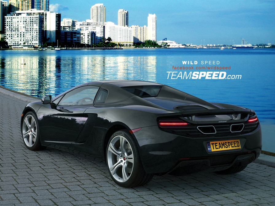 McLaren MP4-12C Spider - wizualizacja