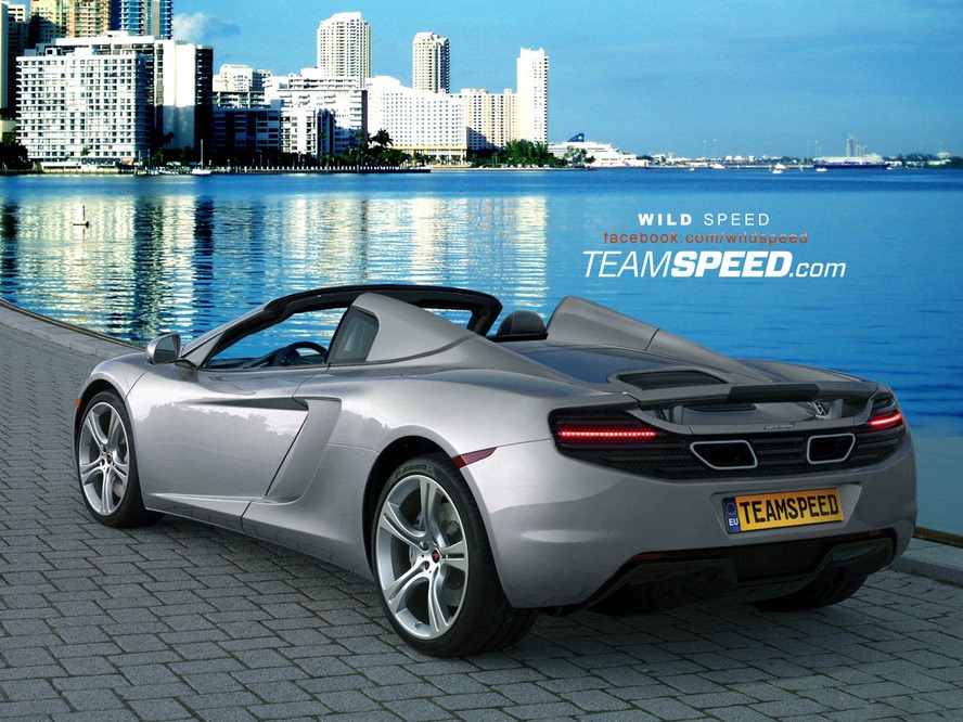 McLaren MP4-12C Spider - wizualizacja