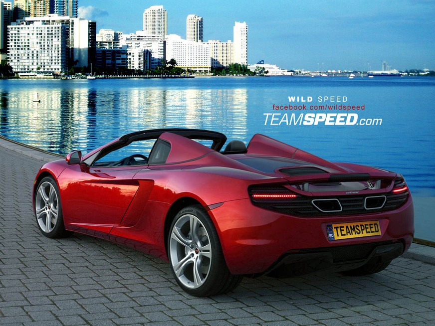 McLaren MP4-12C Spider - wizualizacja