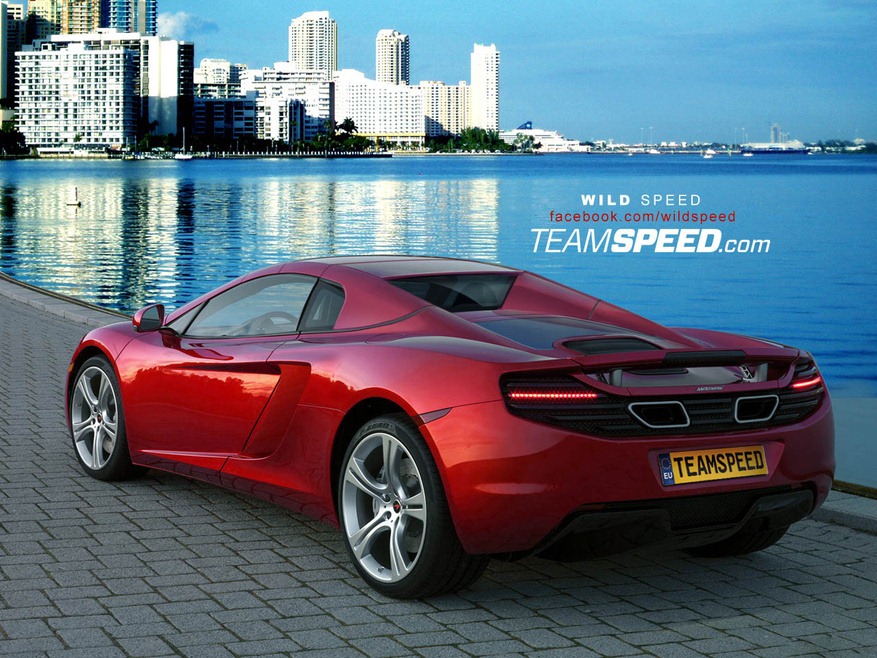 McLaren MP4-12C Spider - wizualizacja