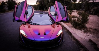 McLaren P1 z niesamowitym lakierem
