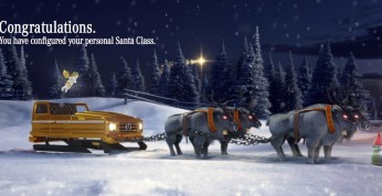 Skonfiguruj pojazd Świętego Mikołaja razem z Mercedesem