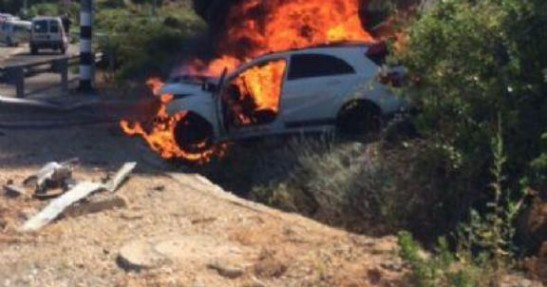 Mercedes A45 AMG Edition 1 - wypadek