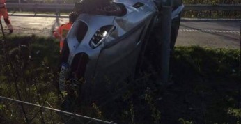 Mercedes AMG GT S został rozbity w Szwecji