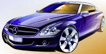 Mercedes CLC 2008 - szkic