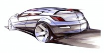 Mercedes CLC 2008 - szkic