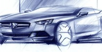 Mercedes CLC 2008 - szkic