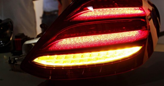 Mercedes E 2016 - tylna lampa