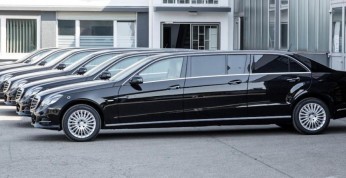 Mercedes klasy E Binz - przedłużony o ponad metr