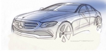 Nowy Mercedes klasy E na oficjalnym szkicu