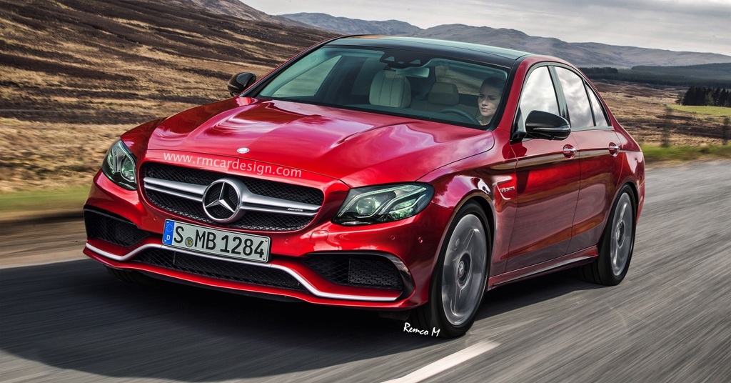 Mercedes E63 AMG - wizualizacja