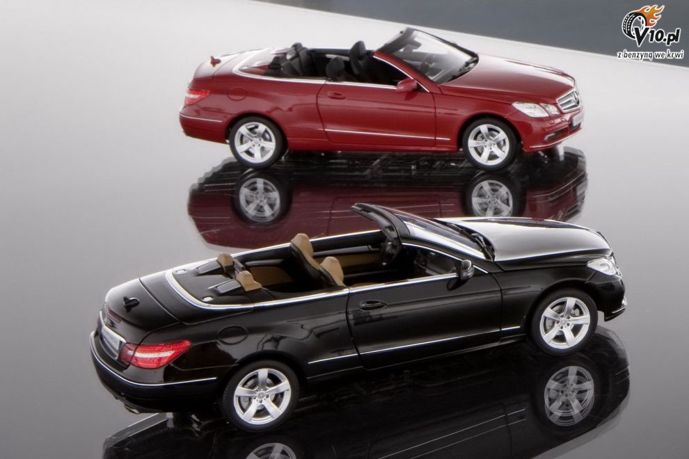 Nowy Mercedes klasy E Cabrio jako miniatury