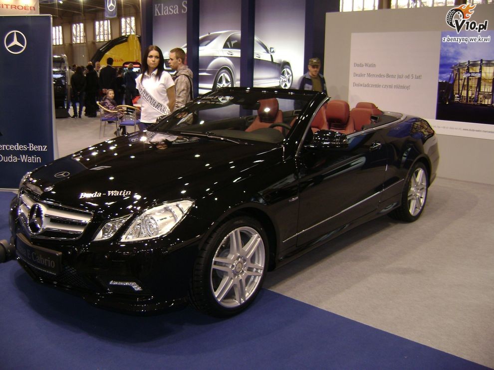 Nowy Mercedes klasy E Cabrio - Pozna Motor Show 2010