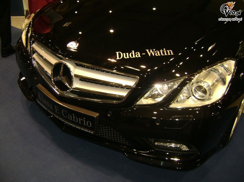 Nowy Mercedes klasy E Cabrio - Pozna Motor Show 2010