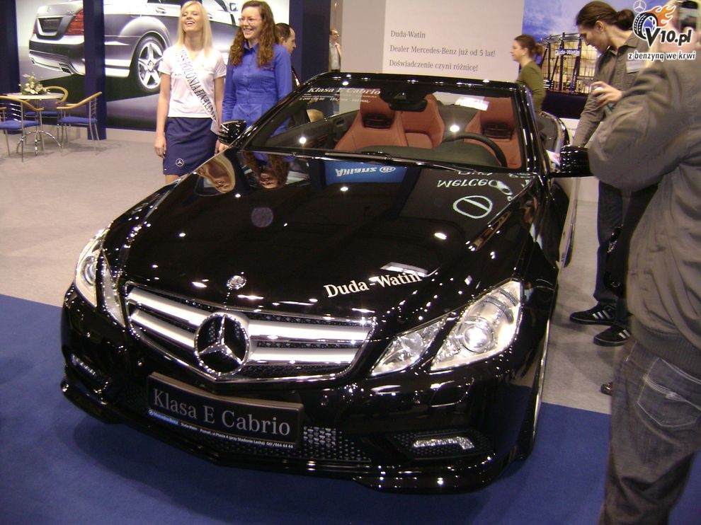 Nowy Mercedes klasy E Cabrio - Pozna Motor Show 2010