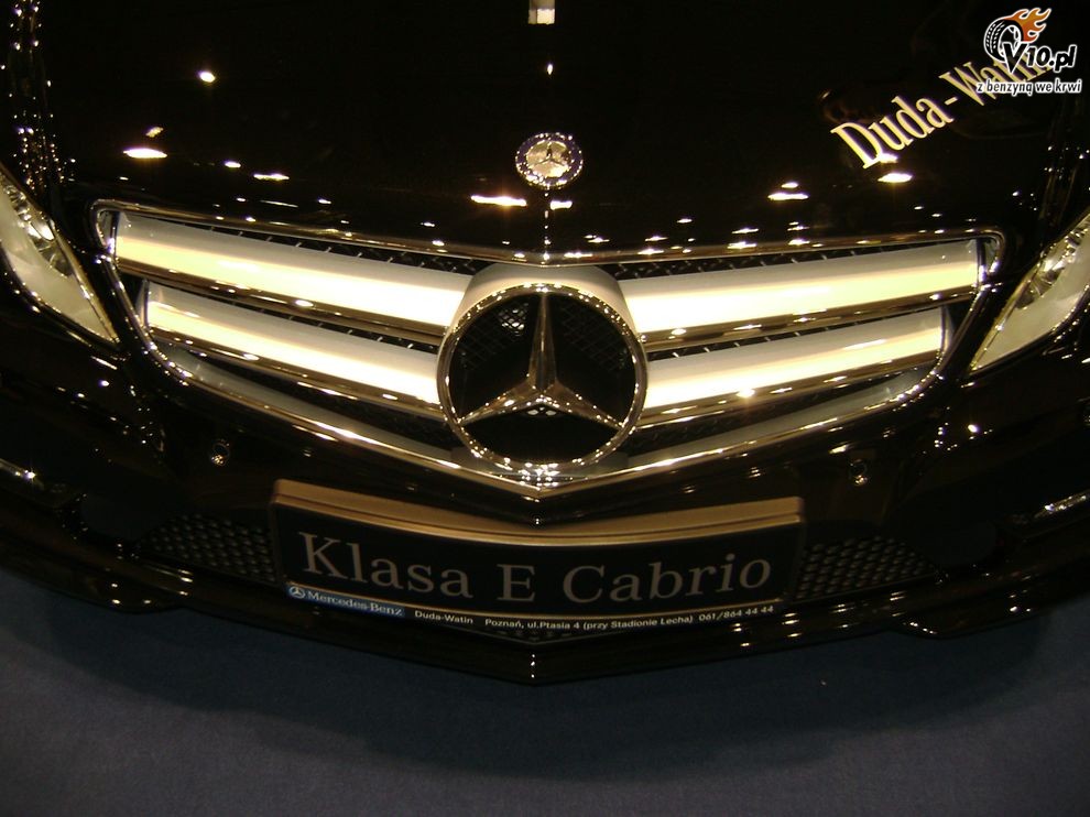Nowy Mercedes klasy E Cabrio - Pozna Motor Show 2010