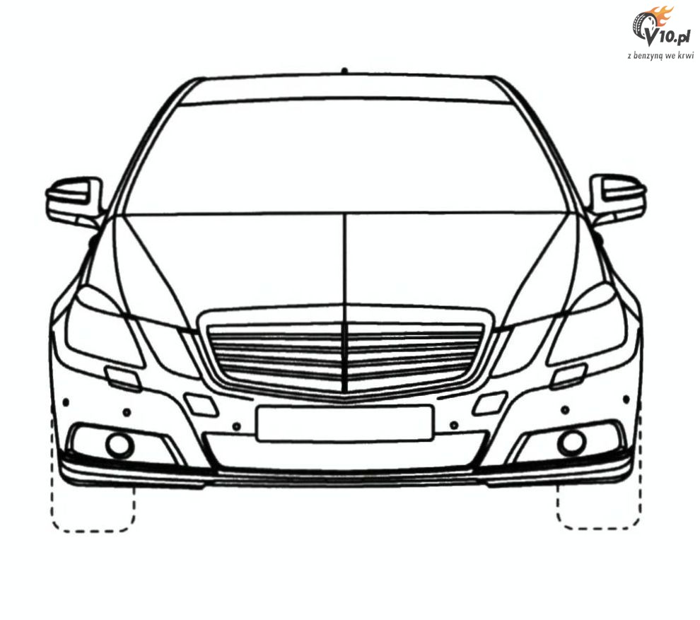 How to draw a mercedes #3
