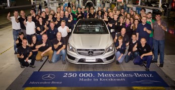 250 000 aut z węgierskiej fabryki Mercedesa