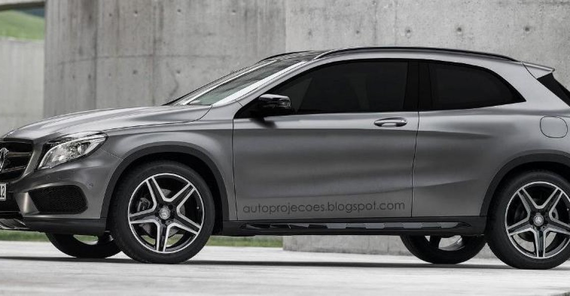 Mercedes GLA Coupe - wizualizacja