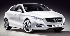 Nowy Mercedes klasy A 2012 - wizualizacja
