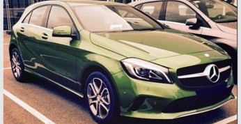 Mercedes klasy A po face liftingu - pierwszy przeciek