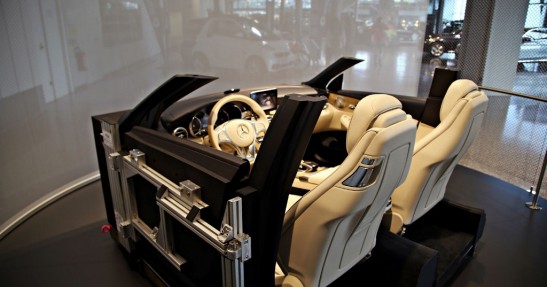 Mercedes klasy C Cabrio - wnętrze