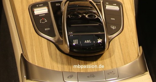 Mercedes klasy C Cabrio - wnętrze