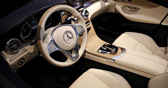 Mercedes klasy C Cabrio - wnętrze