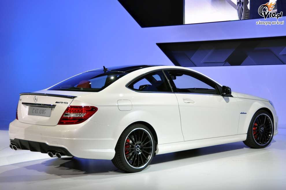 Mercedes-Benz C63 AMG Coupe na targach w Nowym Jorku 2011