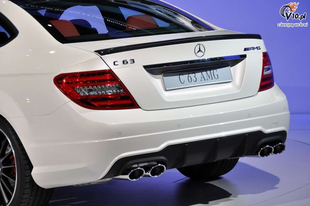 Mercedes-Benz C63 AMG Coupe na targach w Nowym Jorku 2011