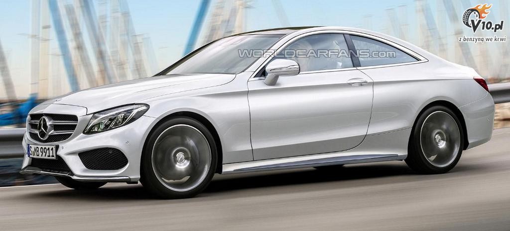 Mercedes klasy C Coupe - wizualizacja