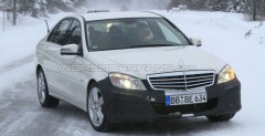 Nowy Mercedes klasy C po liftingu 2010 - zdjcie szpiegowskie