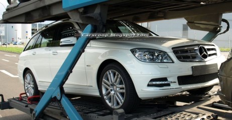 Nowy Mercedes klasy C po liftingu - zdjcie szpiegowskie