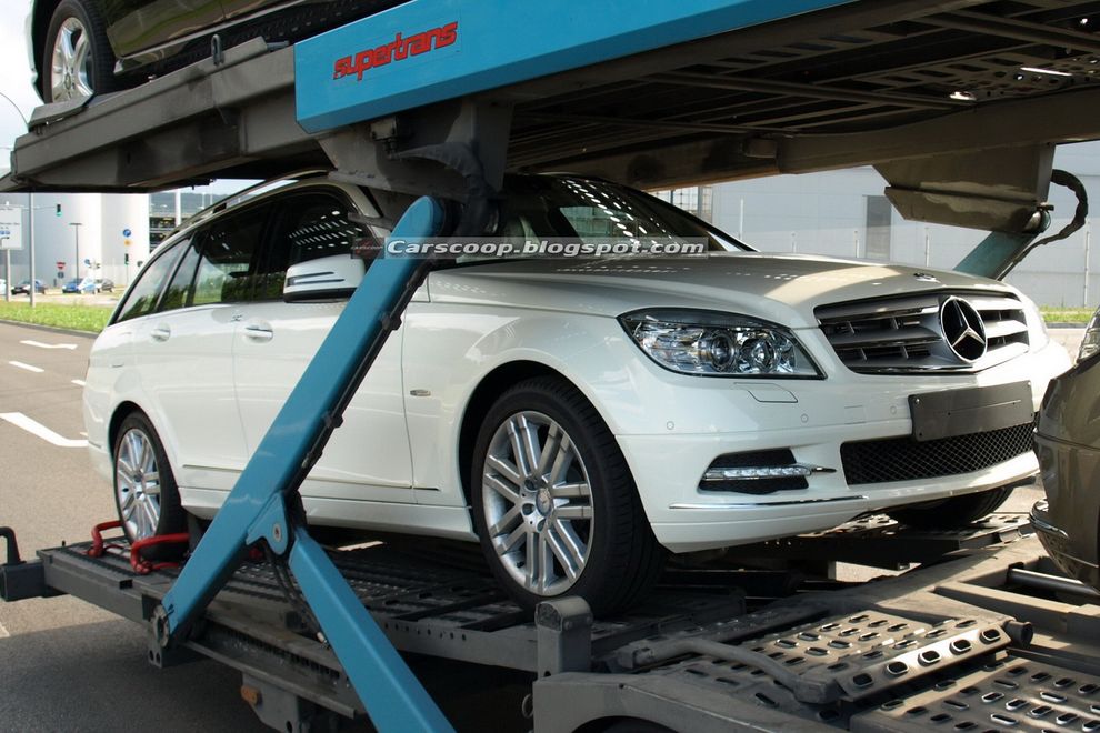 Nowy Mercedes klasy C po liftingu - zdjcie szpiegowskie