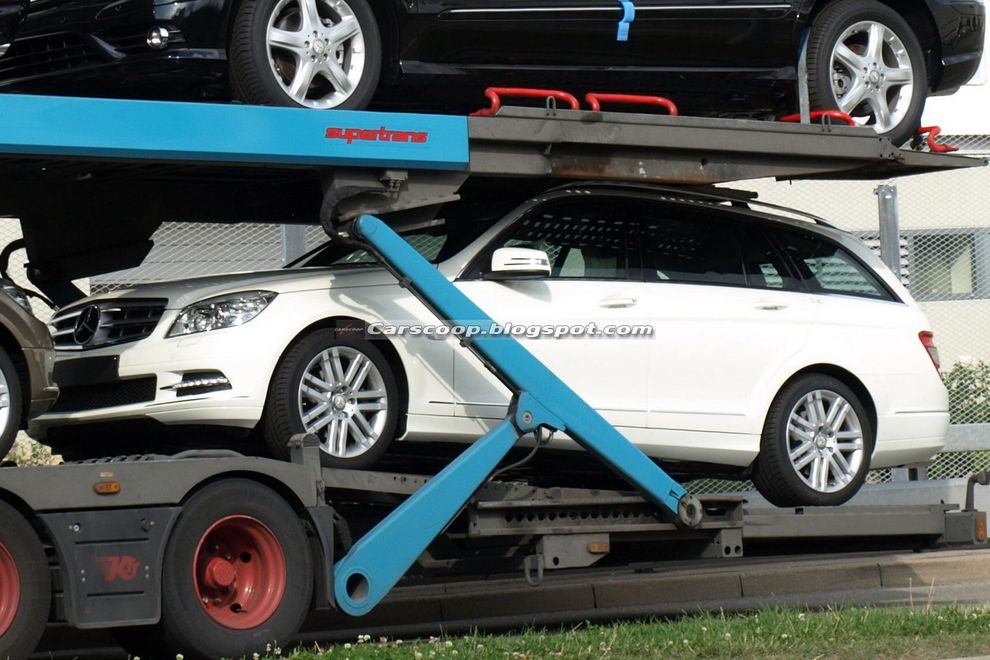 Nowy Mercedes klasy C po liftingu - zdjcie szpiegowskie