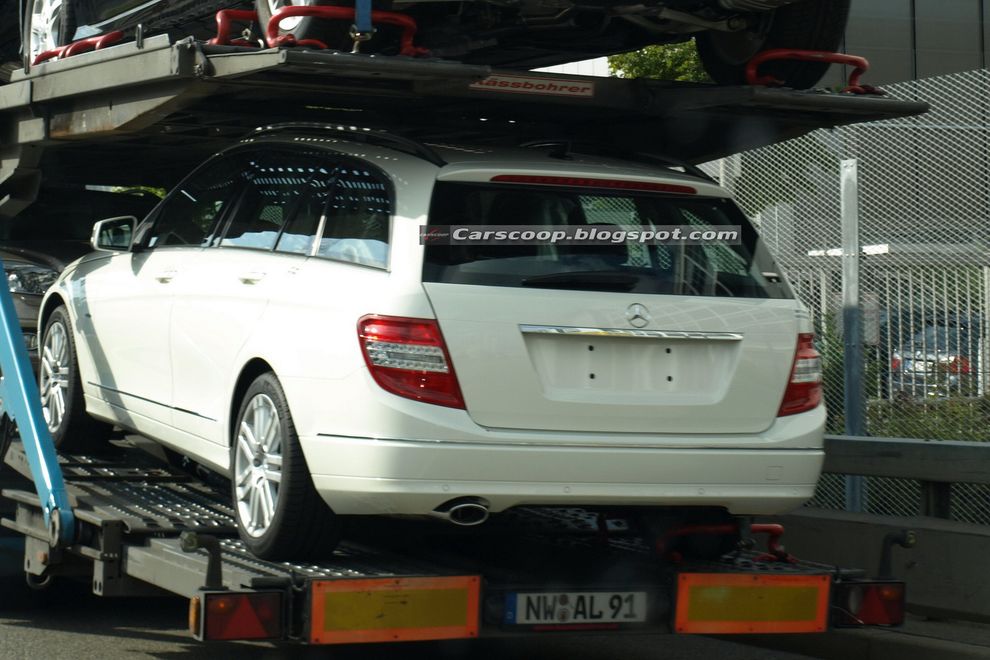 Nowy Mercedes klasy C po liftingu - zdjcie szpiegowskie
