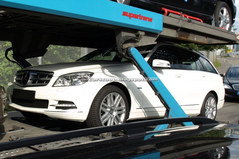 Nowy Mercedes klasy C po liftingu - zdjcie szpiegowskie