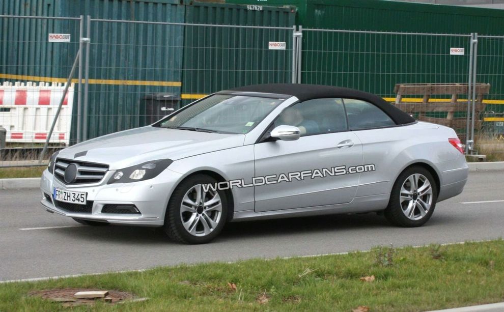 Nowy Mercedes klasy E Cabrio - zdjcie szpiegowskie