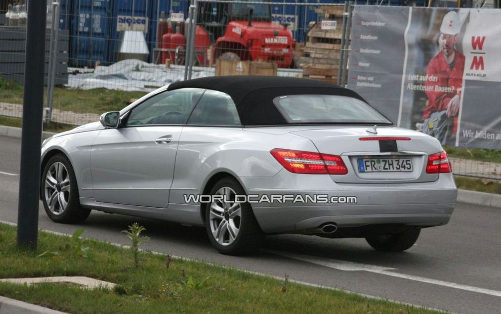 Nowy Mercedes klasy E Cabrio - zdjcie szpiegowskie