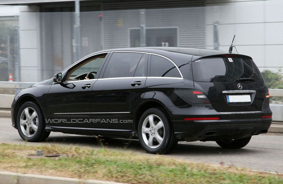 Nowy Mercedes klasy R - zdjcie szpiegowskie