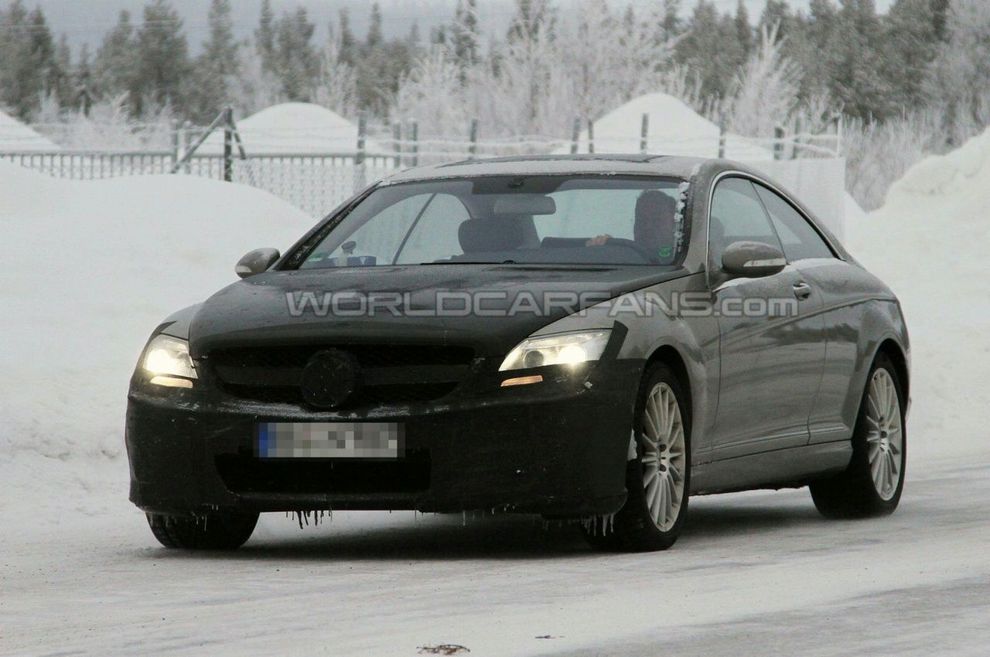 Nowy Mercedes klasy S Coupe - zdjcie szpiegowskie