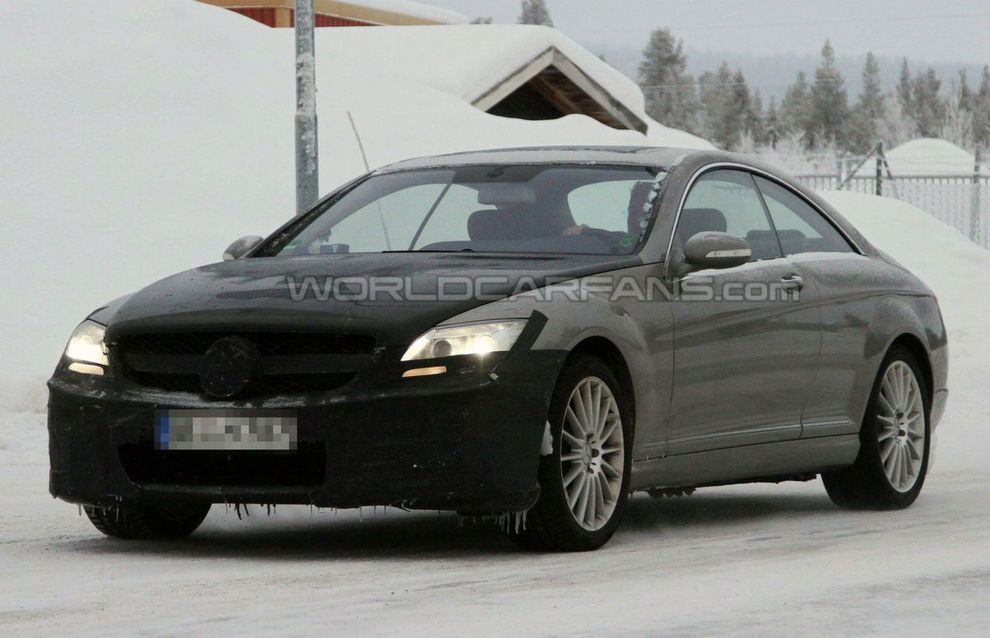 Nowy Mercedes klasy S Coupe - zdjcie szpiegowskie