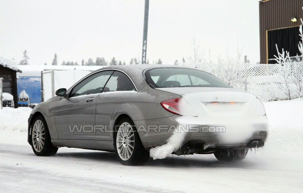 Nowy Mercedes klasy S Coupe - zdjcie szpiegowskie
